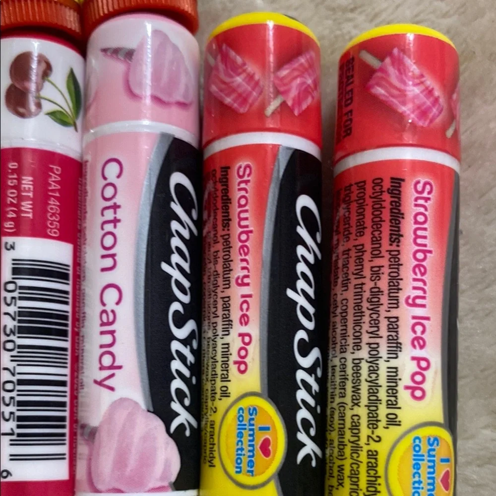 ChapStick Lip Balm and Blistex satin lips.Variety Bundle of 11 brand new.